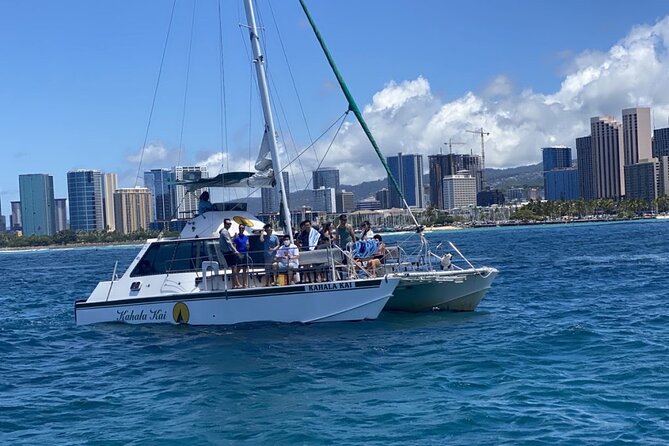 Oahu Catamaran Snorkel Tour: See Turtles 100% Guaranteed - Snacks, drinks, and the ride back