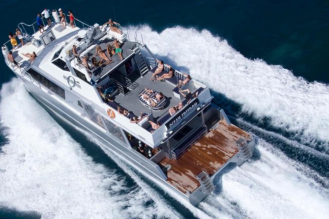 Ocean Freedom Great Barrier Reef Luxury Snorkel and Dive Cruise - Upolu Cay and its shallow coral garden