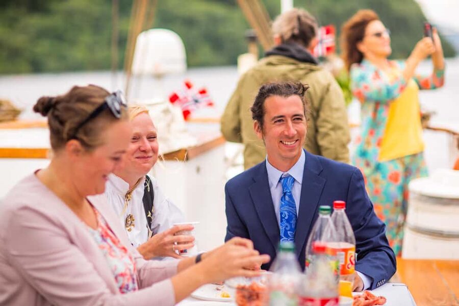 Oslo: Oslofjord Fjord-Style Dinner Cruise - What the shrimp dinner is really like