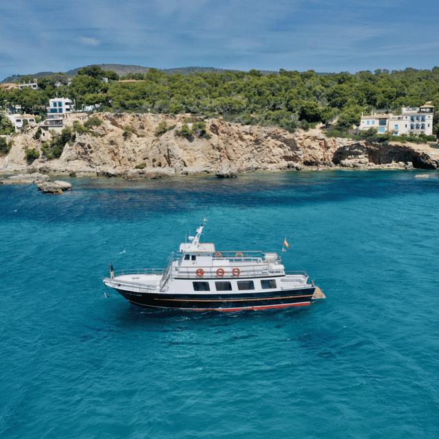 Palma Bay: Boat Tour with BBQ, Snorkelling, & Sunset Option - Leaving Can Pastilla and heading along the bay