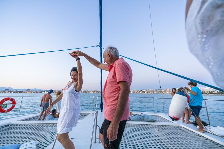 Palma: Catamaran Cruise with Swimming and Snorkelling - Cap Enderrocat and Cala Vella swimming stops