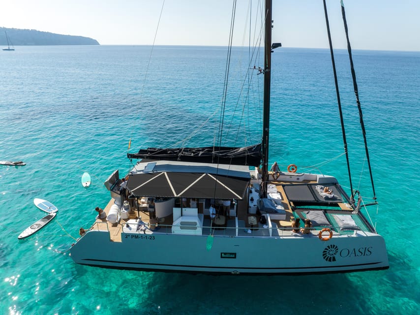 Palma: Cueva Verde and Cala Vella Catamaran Cruise with BBQ - Cala Vella offers the best active stop