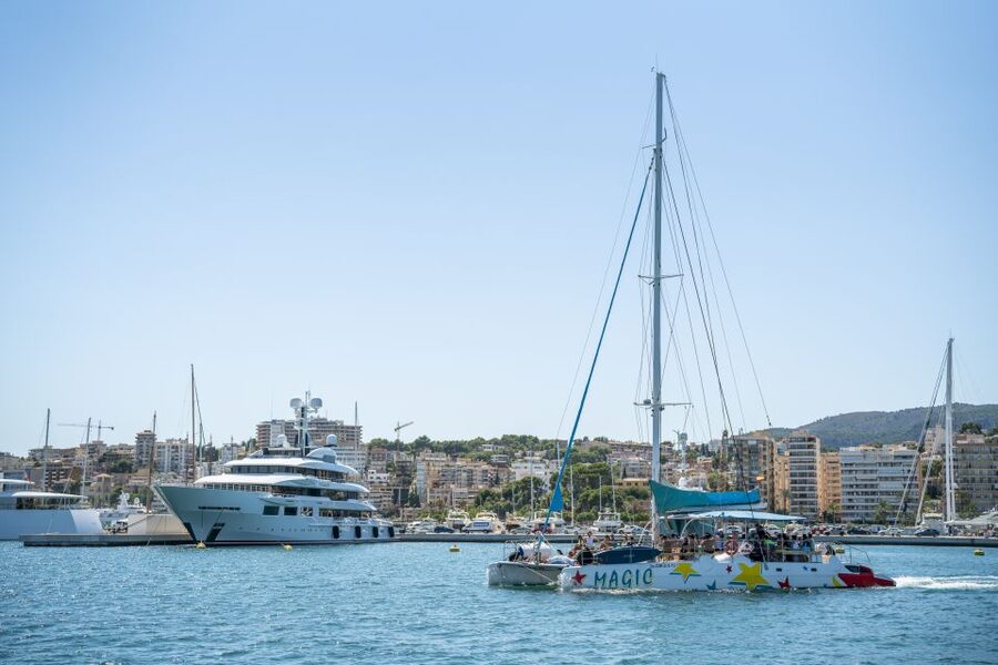 Palma de Mallorca: 5-Hour Catamaran Cruise with Lunch & Swim - Portals Vells or Cala Vella: The First Main Stop