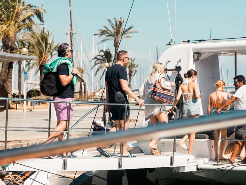 Palma de Mallorca: Half-Day Catamaran Tour with Buffet Meal - The Cala Vella swimming stop