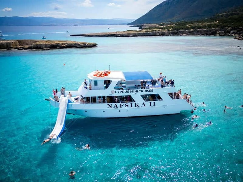 Paphos/Akamas: Blue Lagoon Bus & Boat Tour with Water Slide - Polis, lunch, and a taste of ordinary Cyprus
