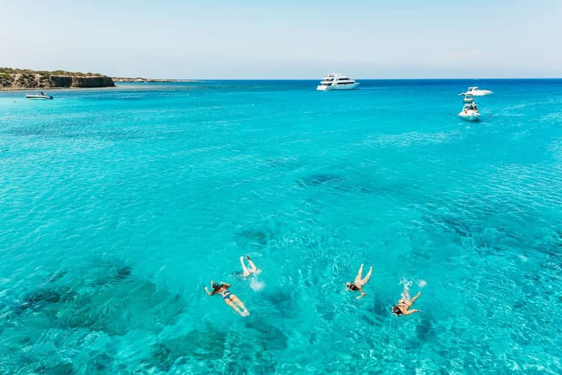 Paphos: Blue Lagoon Boat Adventure with Bus Transfer - One hour in the Blue Lagoon