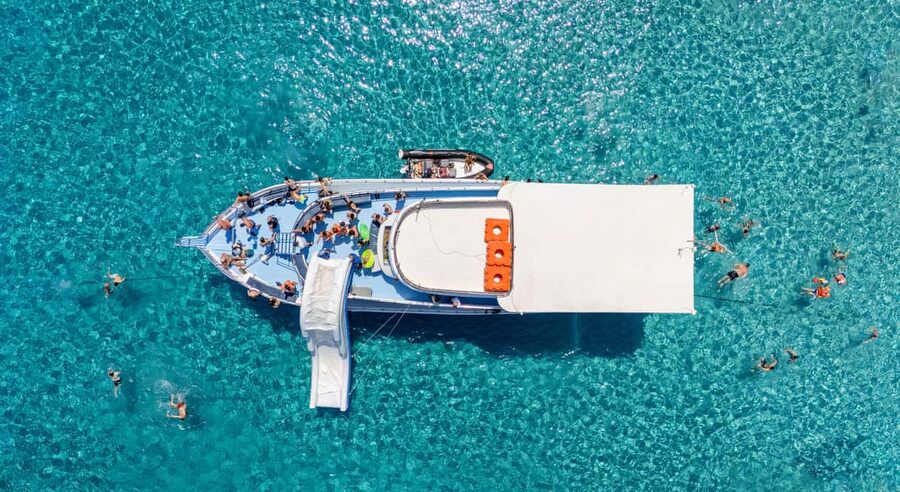 Paphos Blue Lagoon Cruise: Slide, Music & Hotel Transfer - Key points at a glance