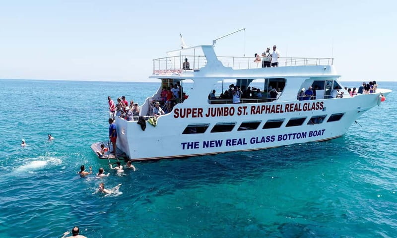 Paphos: Glass Bottom Boat Trip with Swimming or Snorkeling - Key points to know before booking