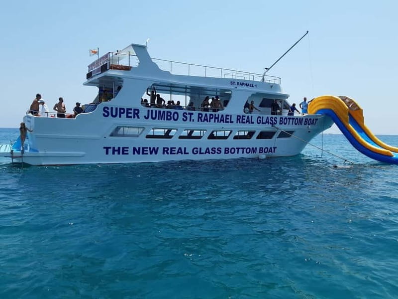 Paphos: Glass Bottom Boat Trip with Swimming or Snorkeling - What the $20 Paphos cruise actually includes