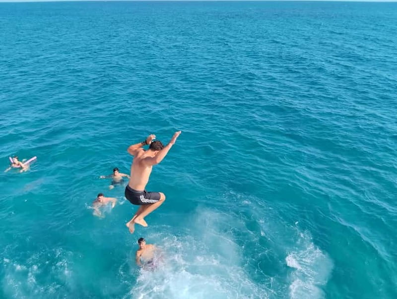 Paphos: Glass Bottom Boat Trip with Swimming or Snorkeling - The glass viewing deck and the Vera K. wreck