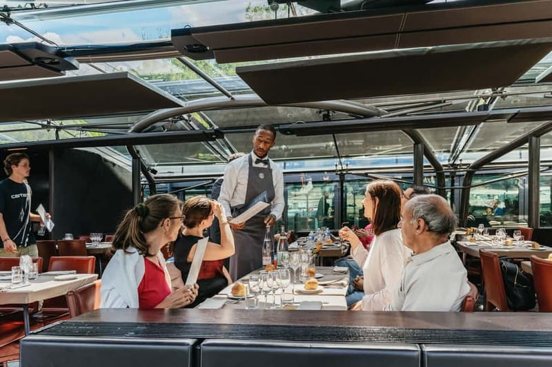 Paris: 2-Hour River Seine Lunch Cruise with 3-course-menu - The three-course menu and included drinks