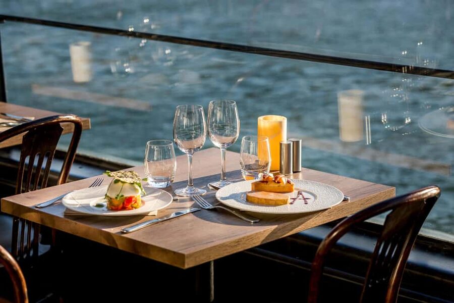 Paris: 3-Course Lunch Cruise on the River Seine - A glass boat made for Paris views