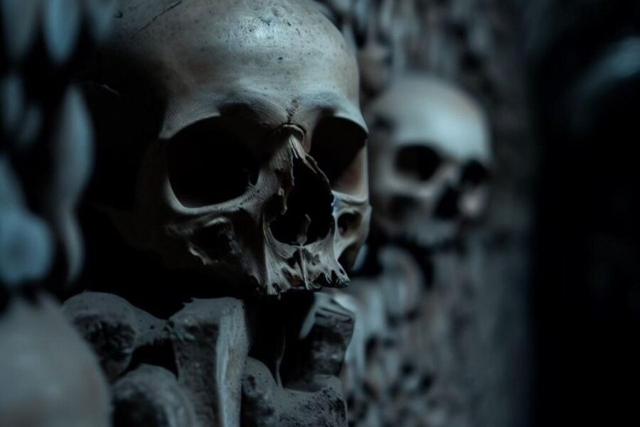 Paris: Catacombs, Audio Guide, and River Cruise Option - The bone-lined tunnels and audio guide