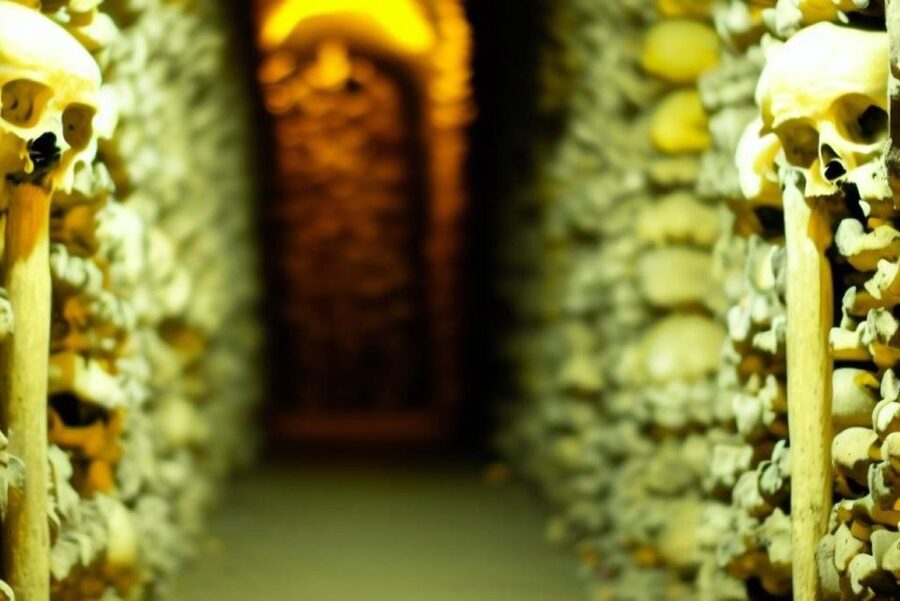 Paris: Catacombs, Audio Guide, and River Cruise Option - Descending 130 steps beneath Paris