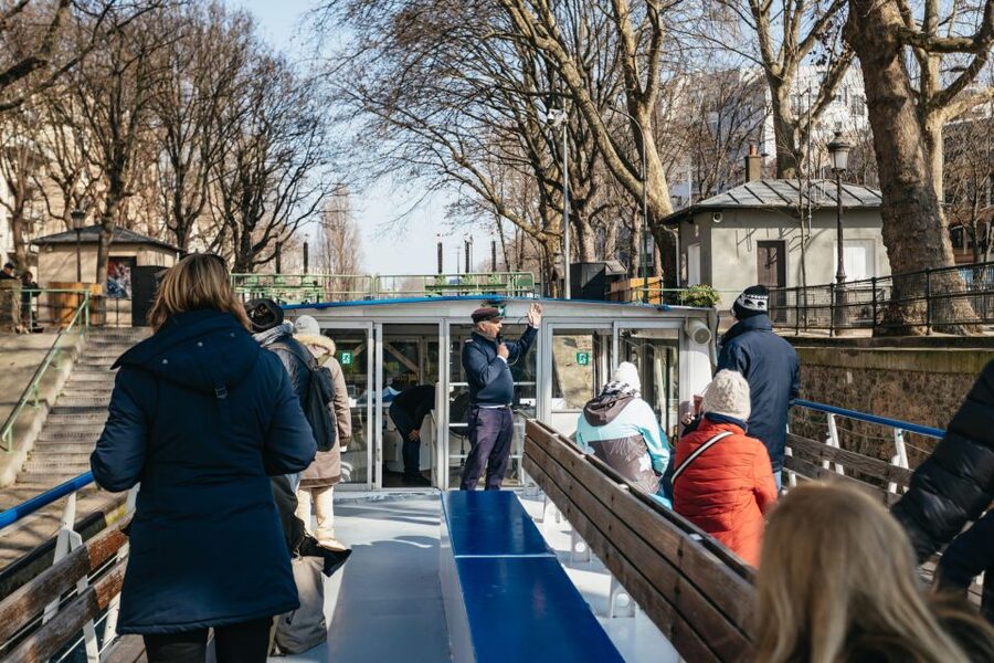 Paris: Cruise on the Saint-Martin Canal and Seine River - The Rotonde and the first locks
