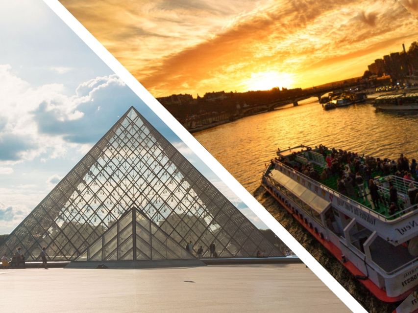 Paris: Louvre Reserved Ticket and River Cruise Combo - Taking the one-hour Seine cruise
