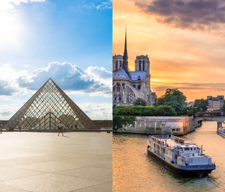 Paris: Louvre Reserved Ticket and River Cruise Combo - What this package does not include