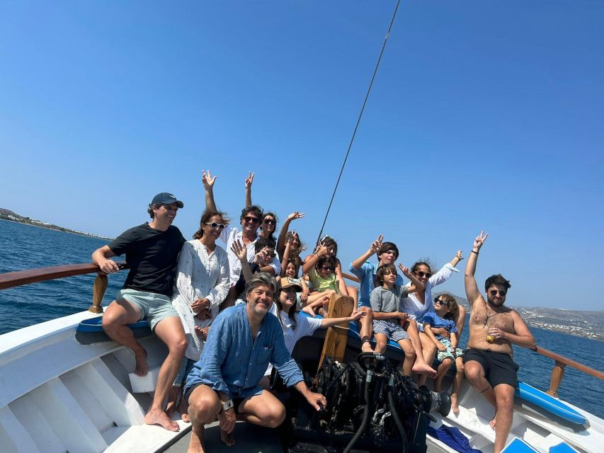 Paros Antiparos: Full-Day Boat Tour with Lunch & Drinks - What to pack and what to expect onboard