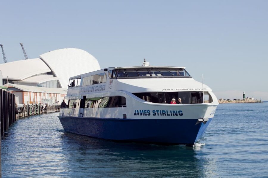 Perth: Swan River Lunch Cruise - Fremantle’s port views from the boat