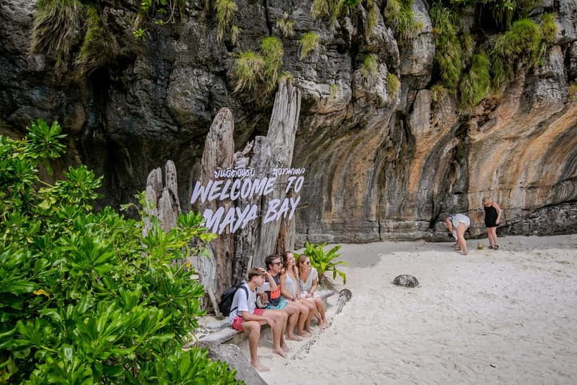 Phi Phi: 7 Island Longtail Boat Snorkeling Tour with Sunset - Monkey Beach and Viking Cave
