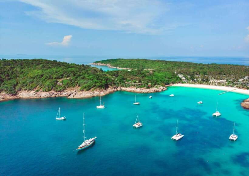 Phuket: Coral Island Catamaran Cruise with Sunset Dinner - Hotel pickup from Patong, Kata, and Karon