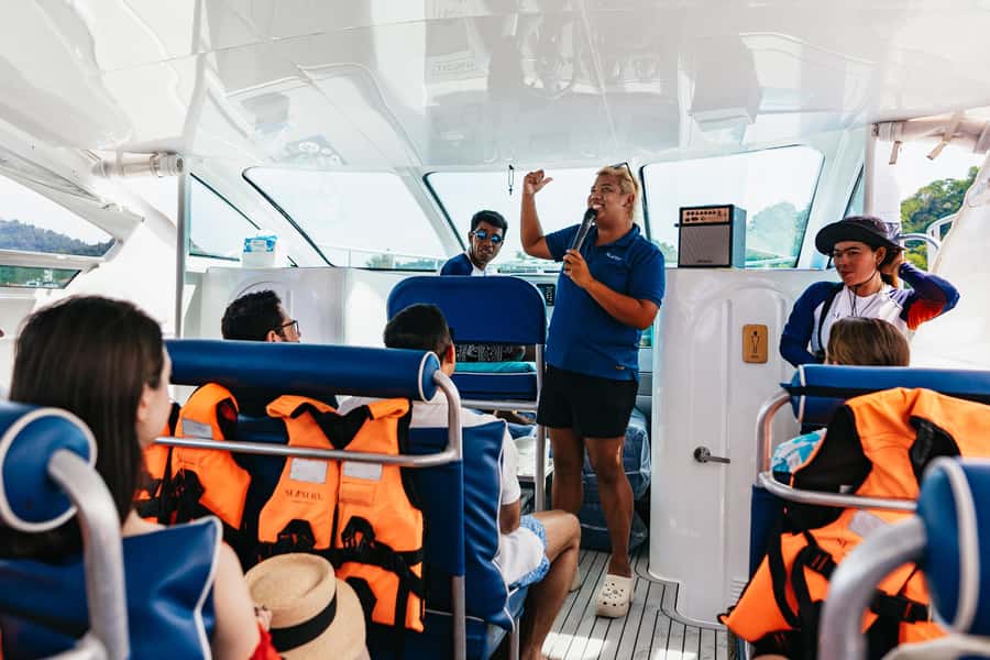 Phuket: Phi Phi Islands Day-Trip by Speed Catamaran - Viking Cave and snorkeling time