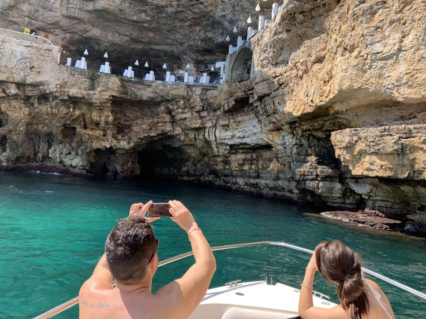 Polignano a Mare: Cave Boat Tour with Aperitif - Grotta Azzurra and the blue-shadowed coast