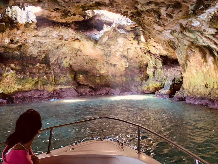 Polignano a Mare: Cave Boat Tour with Aperitif - The archbishop’s cave and the smaller formations