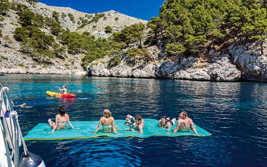 Port d'Alcudia: North Coast Catamaran Cruise with Meal - The north coast from the water