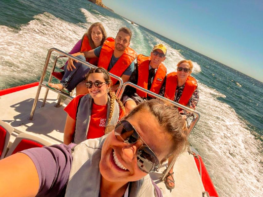 Portimão: Carvalho & Marinha Beach, Benagil Cave Boat Tour - Ferragudo Castle makes the first strong impression