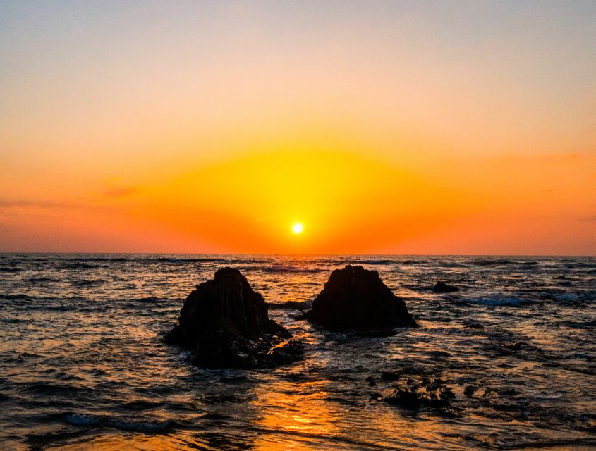 Portimão: Sunset Cruise to Benagil Cave - The return ride and the sunset payoff