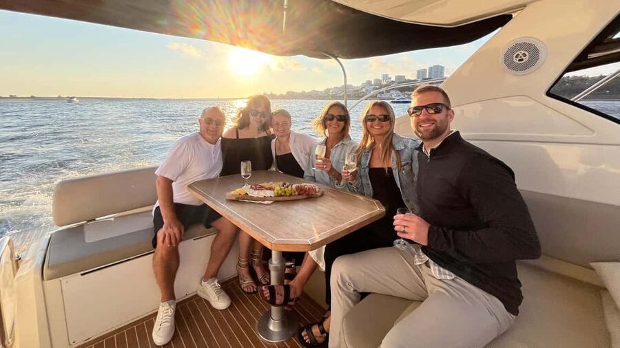 Porto: Luxury 6 Bridges Yacht Cruise with Wine & Snacks - Freixo Marina is the practical starting point