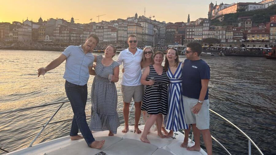 Porto: Luxury 6 Bridges Yacht Cruise with Wine & Snacks - Ribeira and Gaia look different from the water