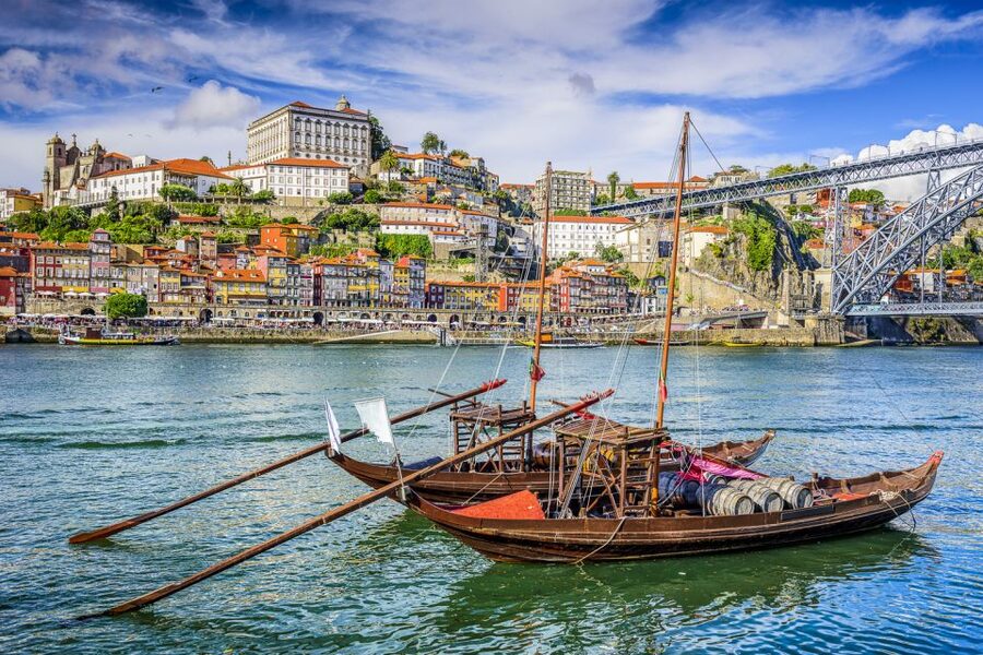 Porto: Six Bridges Cruise - A traditional rabelo boat on the Douro