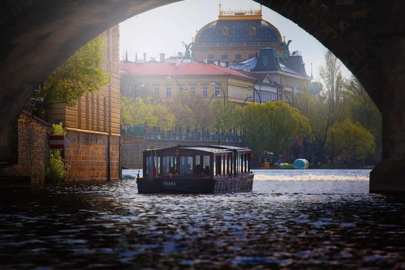 Prague: Canal Cruise Around Charles Bridge - Drinks, snacks, and the museum ticket
