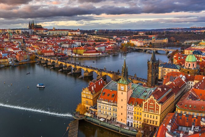 Prague Guided Walking Tour and Cruise with Authentic Czech Lunch - Taking the tram up to Prague Castle