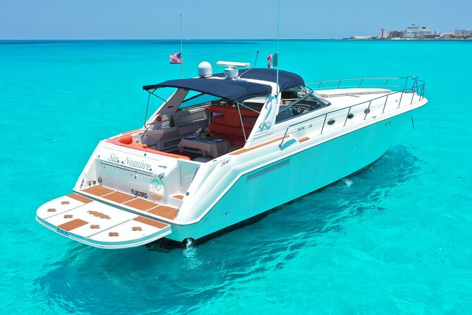 Private Luxury Yacht 55FT Rental in Cancun - Snorkeling, the lily pad, and time in the water
