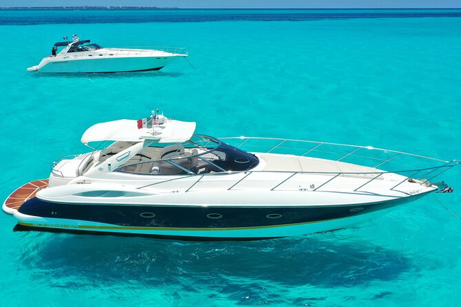 Private Premium Yacht 46FT Rental in Cancún - The one- and two-hour route