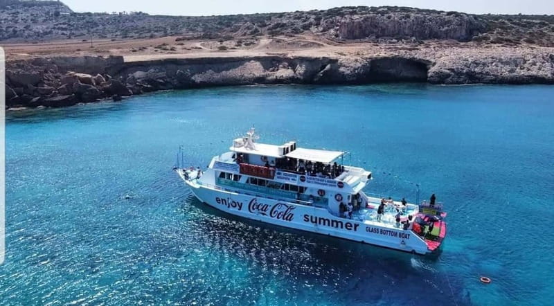 Protaras: Famagusta, Blue Lagoon and Turtle Cove Boat Trip - Key points at a glance