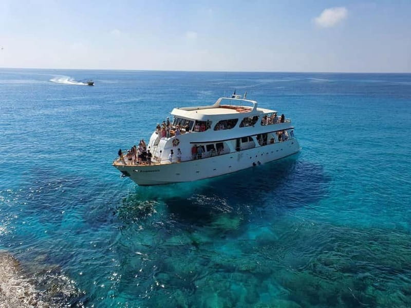 Protaras: Luxury Yacht Cruise with slide, BBQ Lunch & Drink - Setting out from Protaras Pier