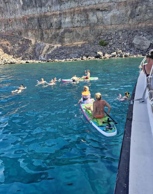 Puerto Rico, Gran Canaria: boat trip, drinks, food, paddle surfing, snorkeling - Tapas and drinks on the water