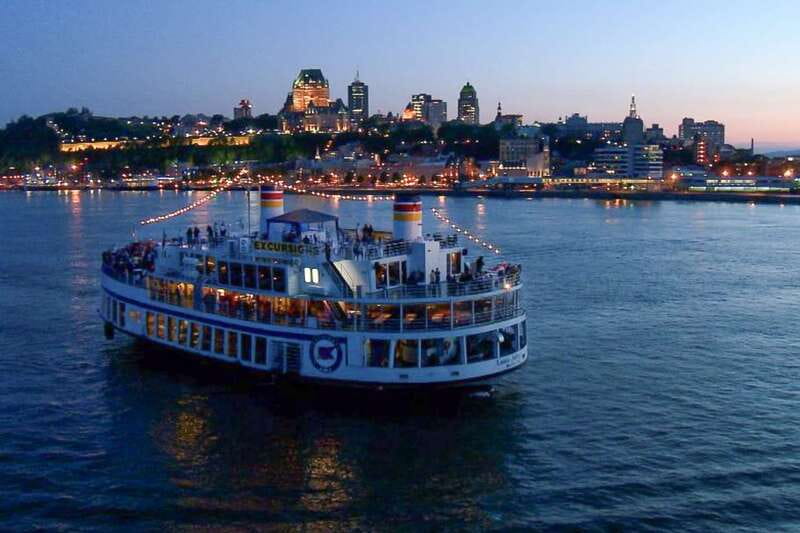 Québec City: Evening Cruise with Live DJ - The 2-hour route and its best views
