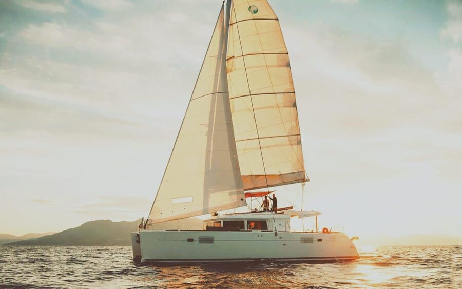 Rethymno: Sunset Catamaran Cruise - Sushi & Open Bar - One hour of open-water views toward Skaleta