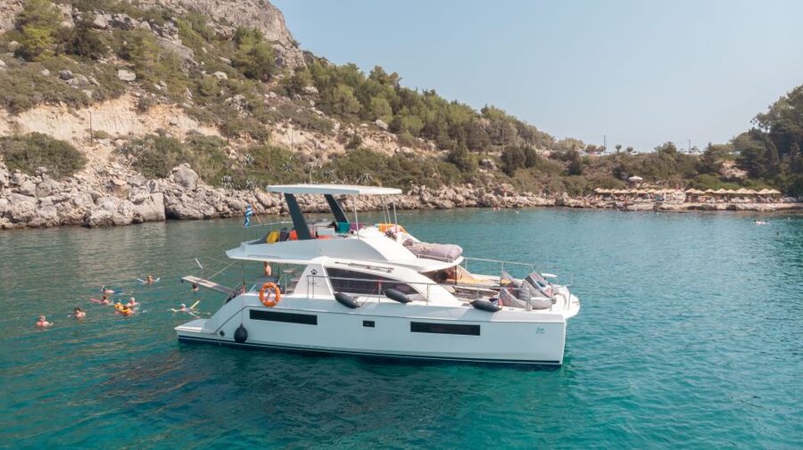 Rhodes: All-Inclusive Catamaran Cruise with Lunch and Drinks - Choosing between the sailing and power catamarans