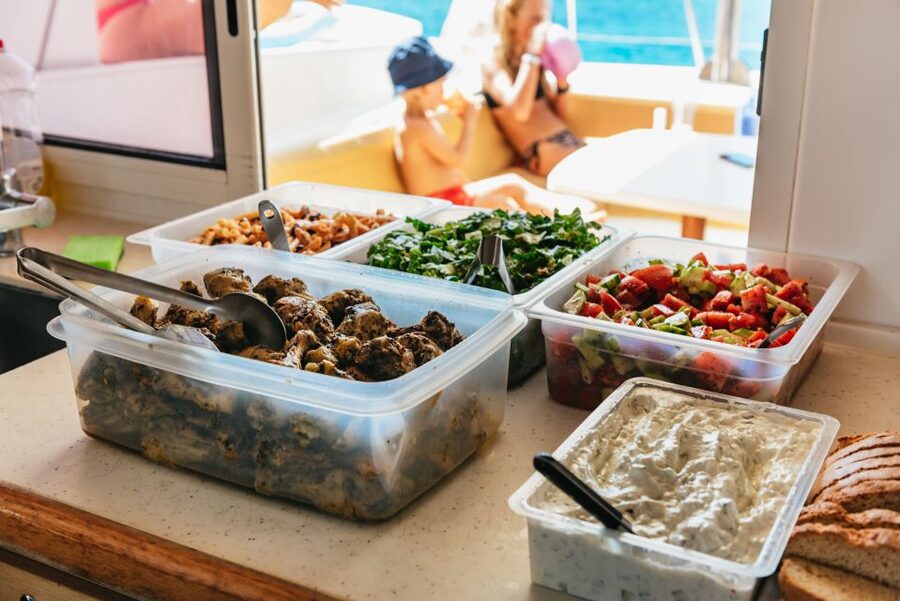 Rhodes: All-Inclusive Catamaran Cruise with Lunch and Drinks - Kallithea Springs: the final swim stop