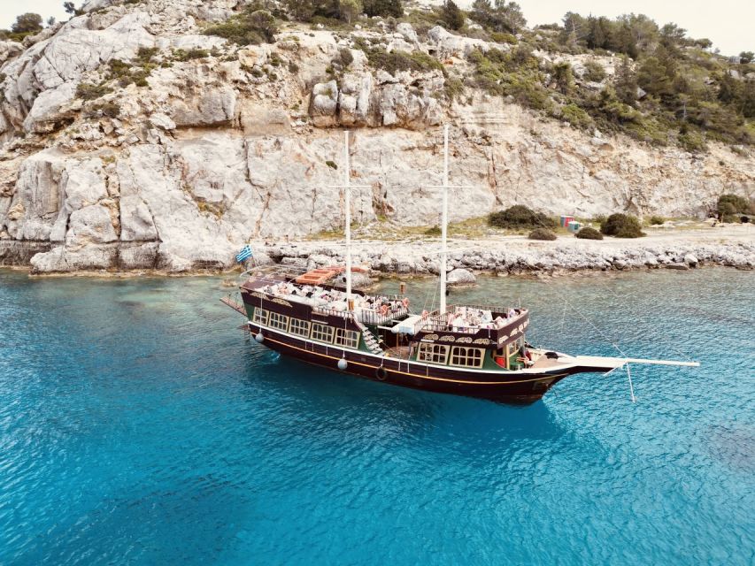 Rhodes: All Inclusive Day Cruise with BBQ & Unlimited Drinks - Boarding the Aphrodite Duchess at Mandraki Harbour