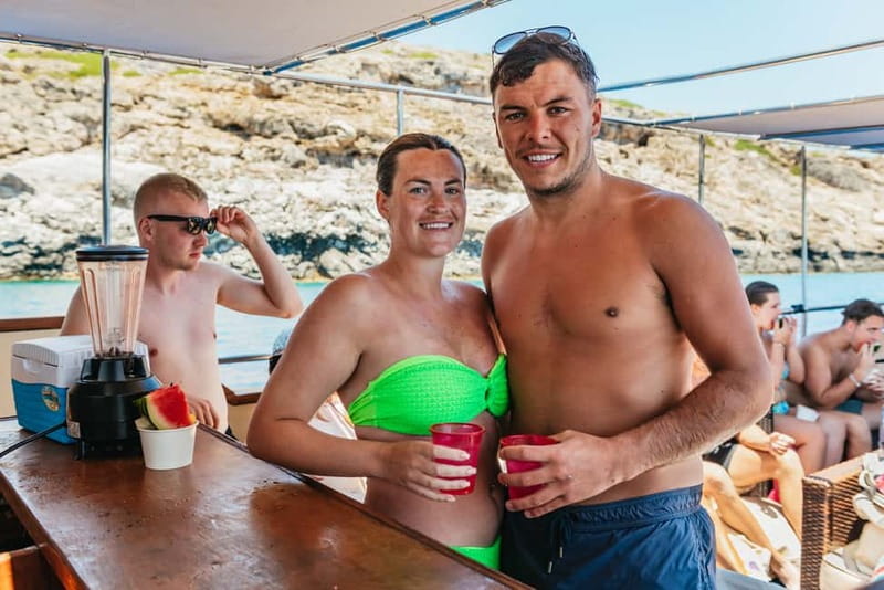 Rhodes: Anthony Quinn, Ladiko and Caves All-Inclusive Cruise - Unlimited drinks, fresh fruit, and local snacks