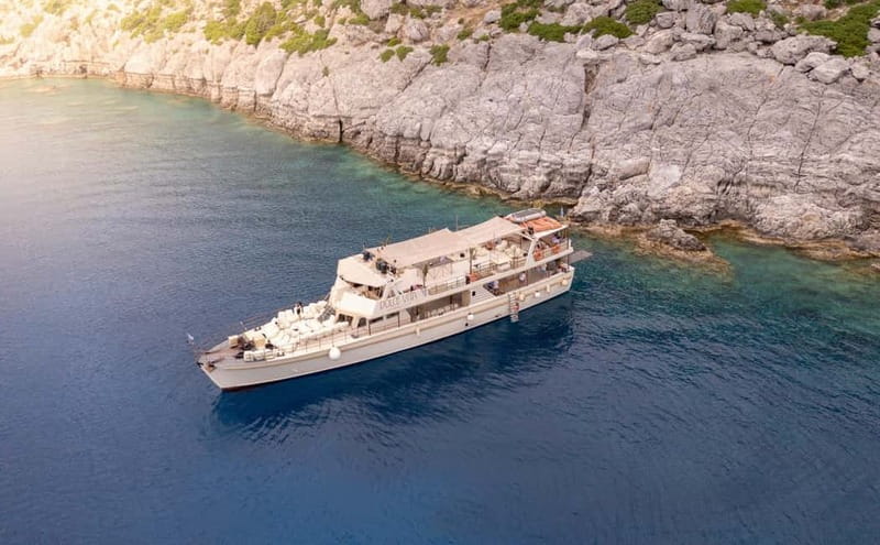 Rhodes: Beach Gem Exploration Cruise with Lunch & Transfer - Mandraki Harbour and the morning departure