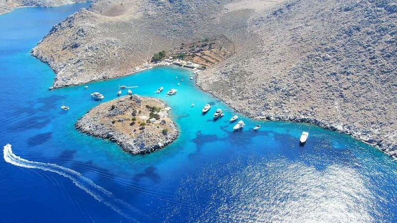 Rhodes: Cruise to Symi & St George's Bay with Hotel Transfer - St George’s Bay is the day’s refreshing finale