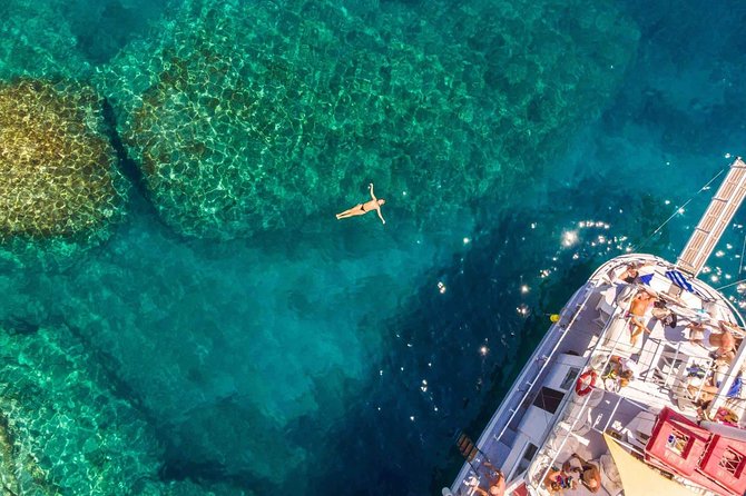 Rhodes Exclusive Swim Cruise Cocktail Open bar & Gourmet Buffet - Ladiko and Anthony Quinn Bay